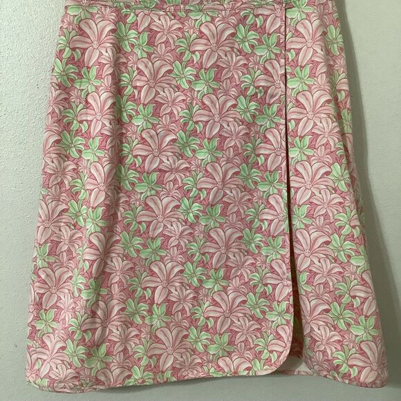 Vineyard Vines Y2K Tropical Beachy Pink Floral Boho Strapless Dress Size 10 - Picture 3 of 8